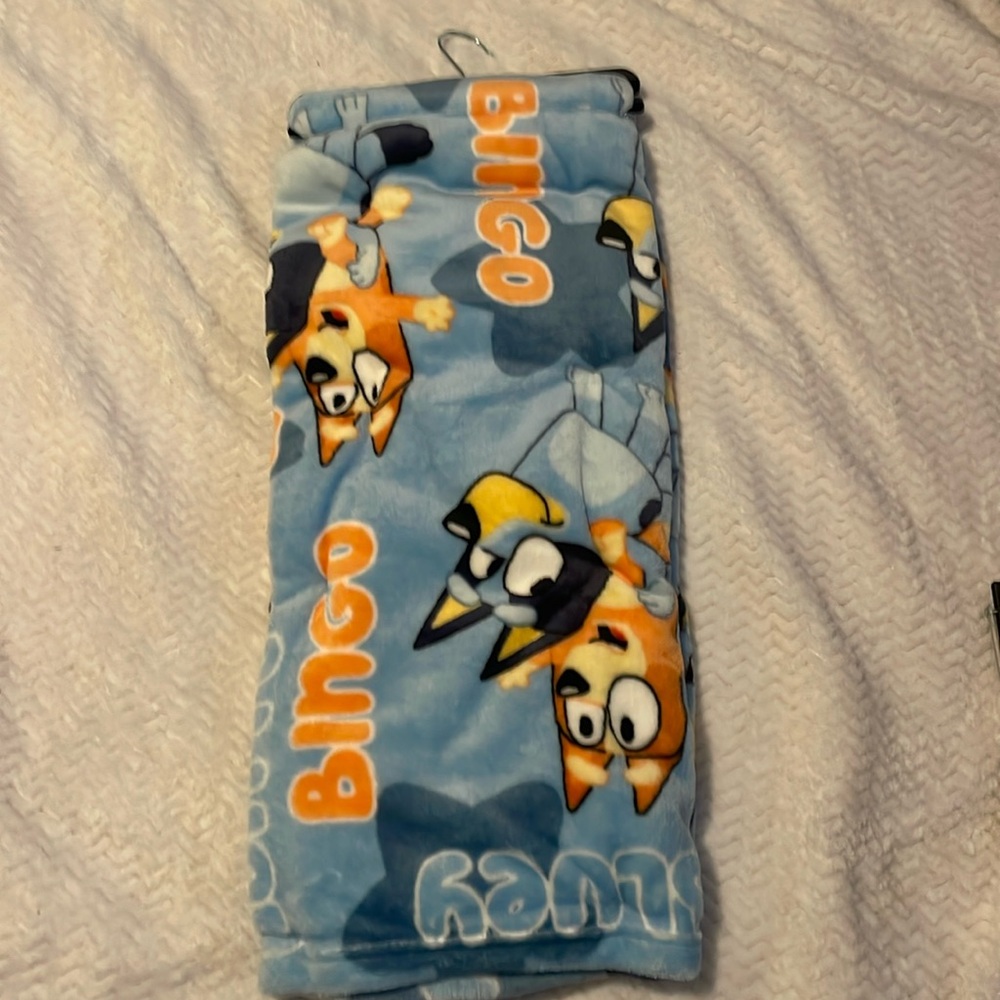 Bluey and Bingo blanket